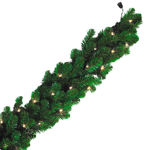 GARLAND 14INX9FT LED WARM WHITE
